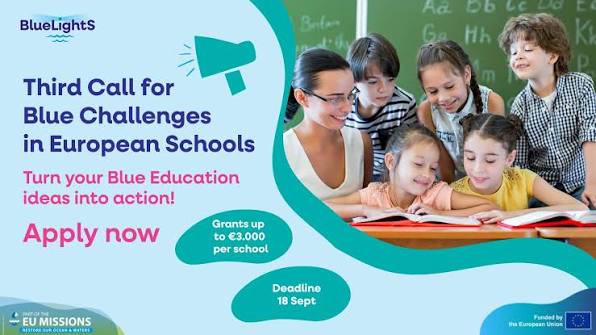 BlueLightS 3rd Call for Blue Challenges in European Schools
